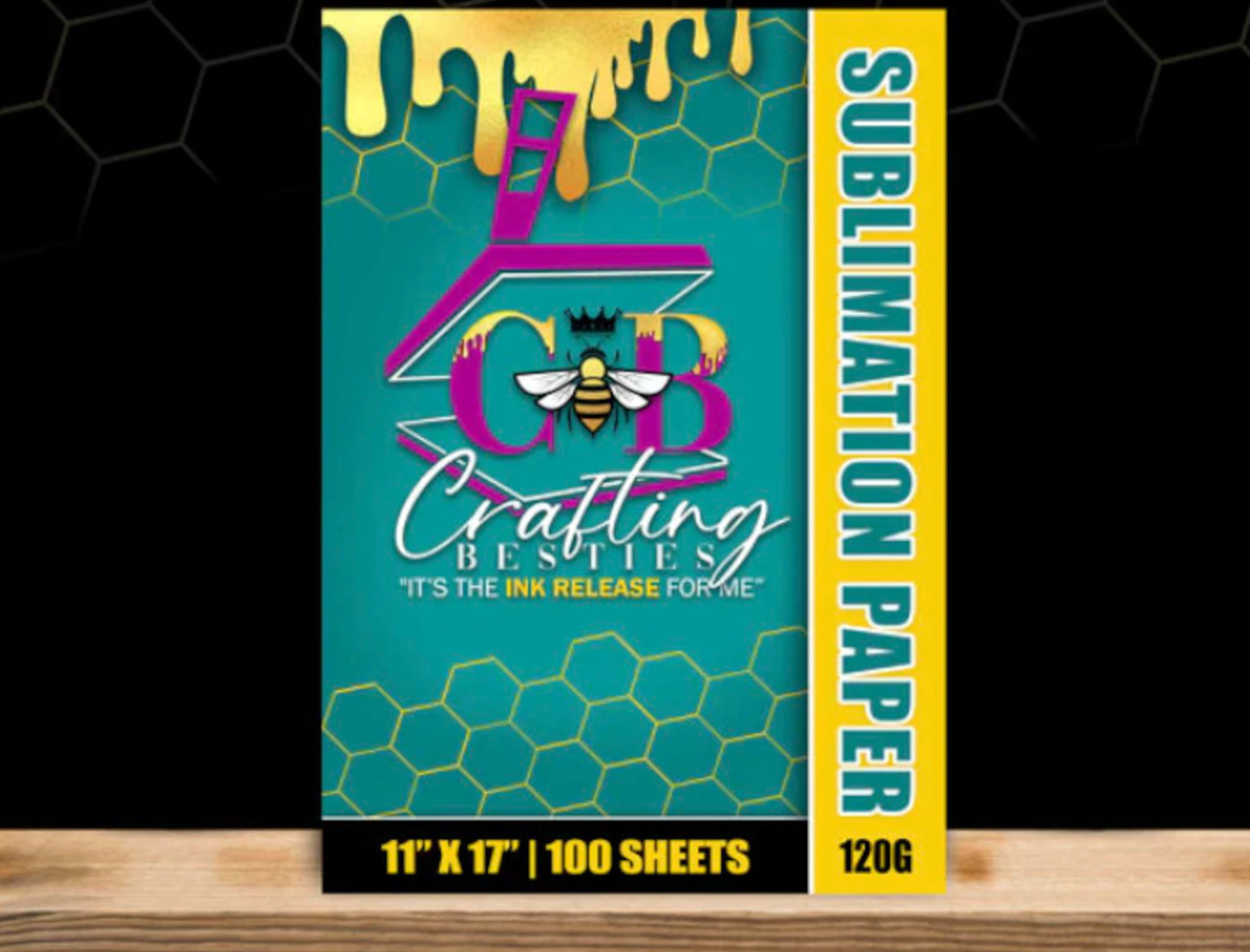 Sublimation Paper 123g, Crafting Besties ®, 8.5x14