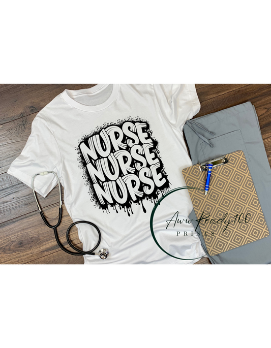Nurse Drip  | 10" DTF Transfer