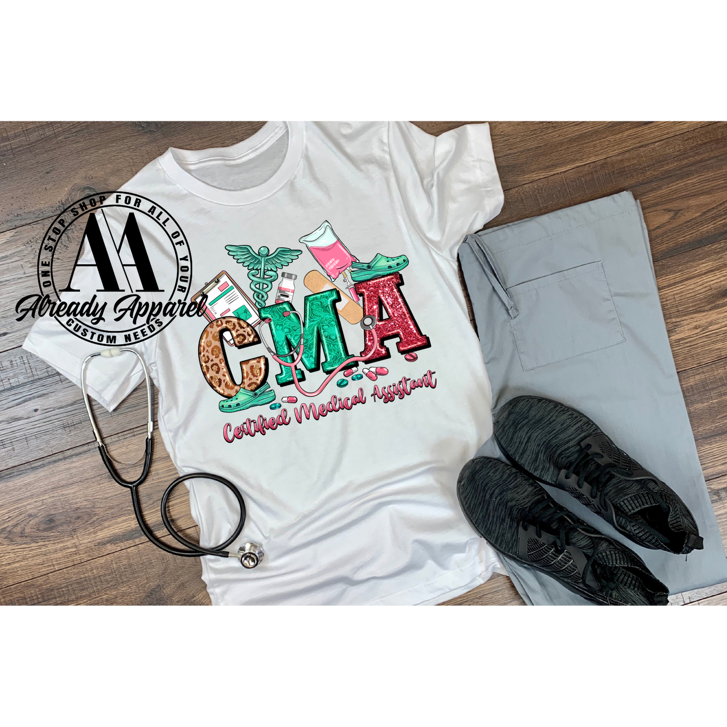 CMA Medical Assistant | 10" DTF Transfer