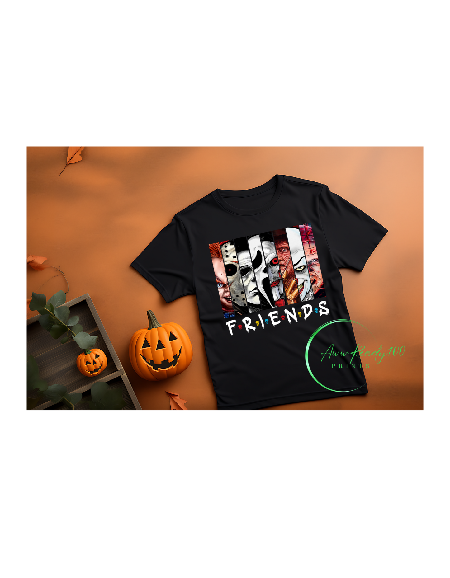 F.R.I.E.N.D.S Halloween Massacre | 10" DTF Transfer