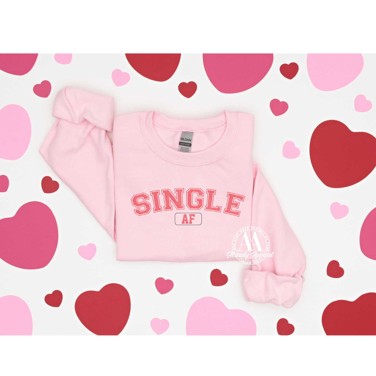 Valentines Sweatshirt | Married AF | Single AF| Rep Your Squad on Love Day