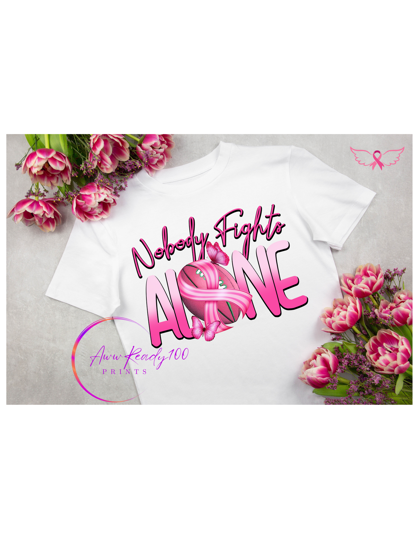 Nobody Fights Alone | 10'' DTF Transfer
