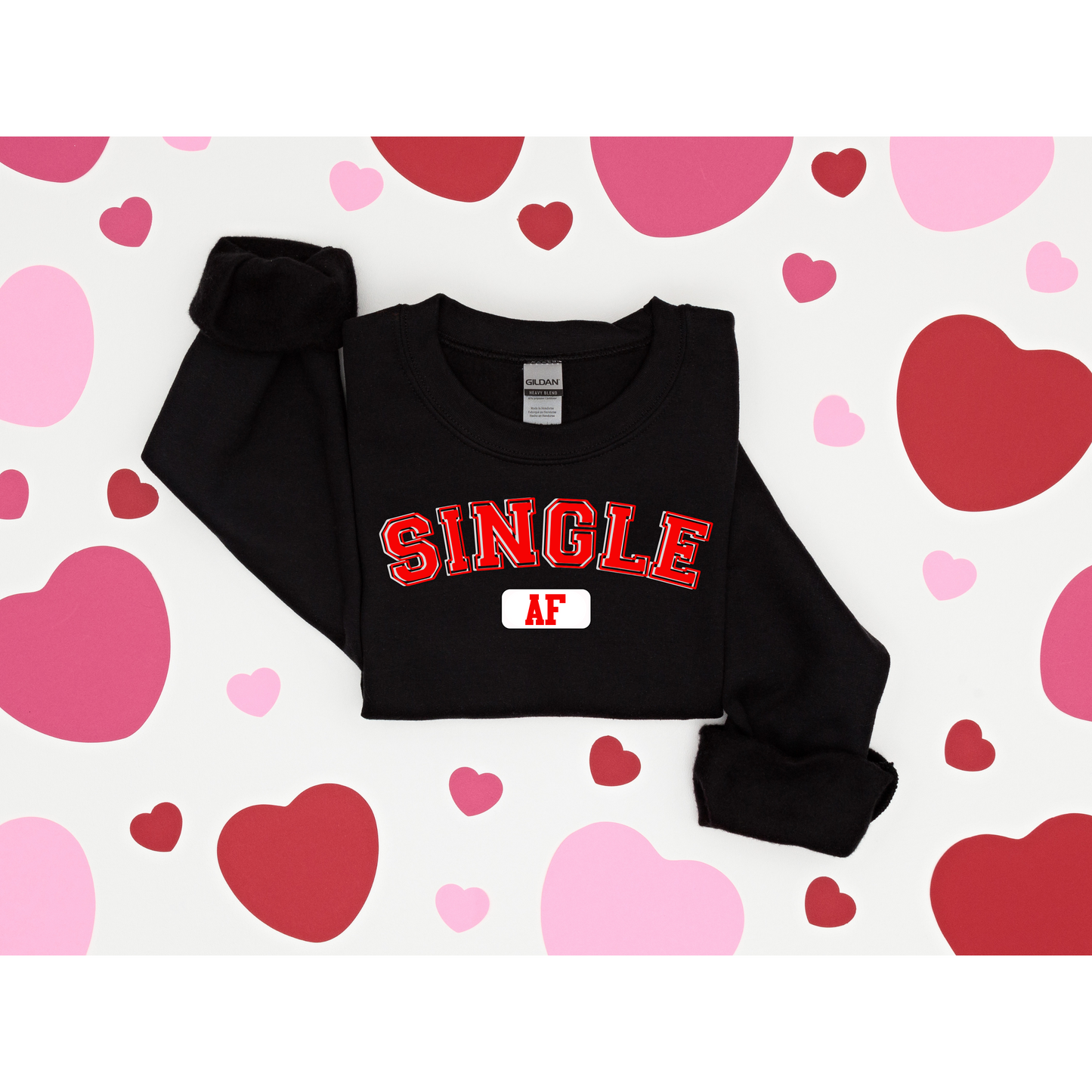 Valentines Sweatshirt | Married AF | Single AF| Rep Your Squad on Love Day