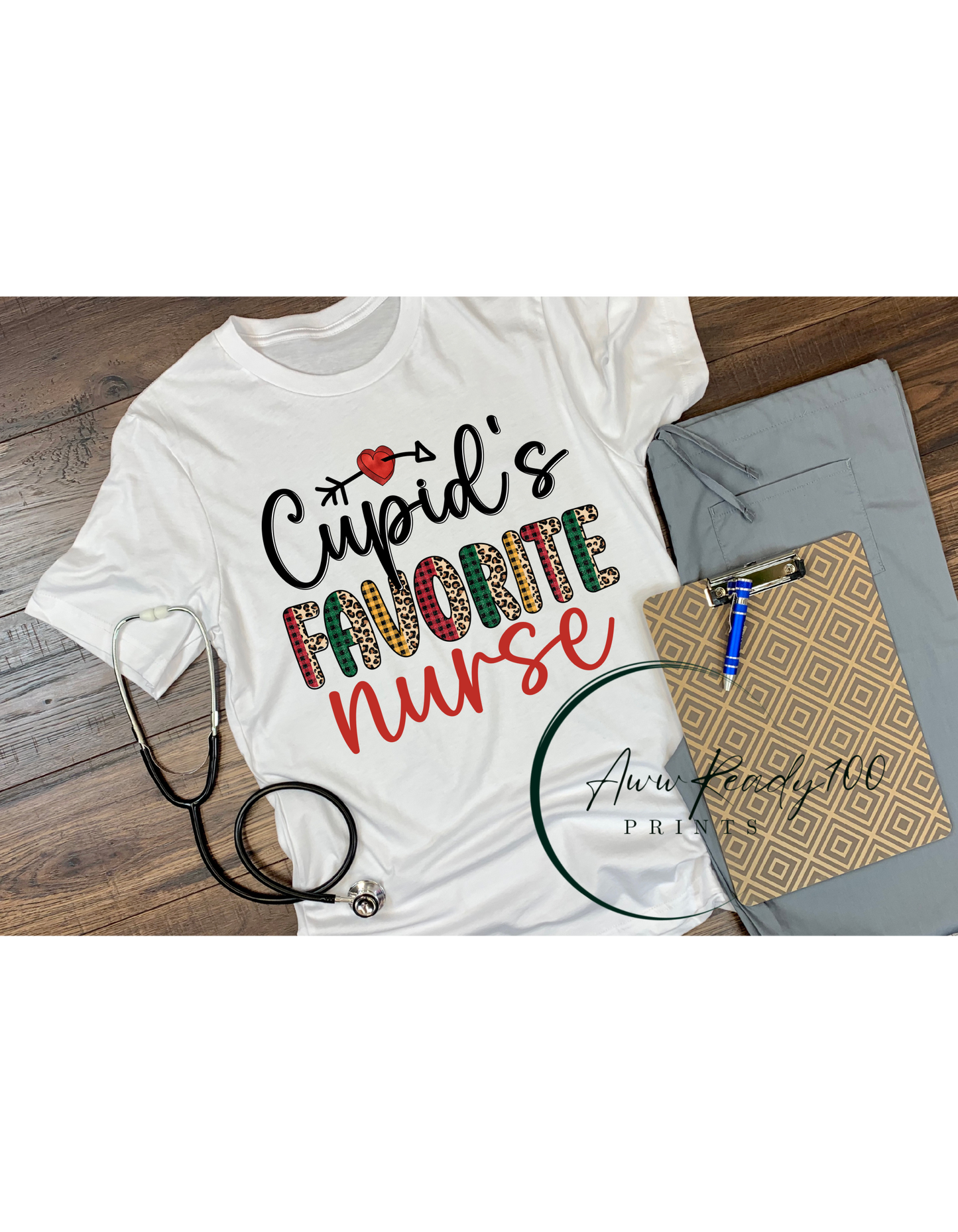 Cupid's Favorite Nurse | 10" DTF Transfer