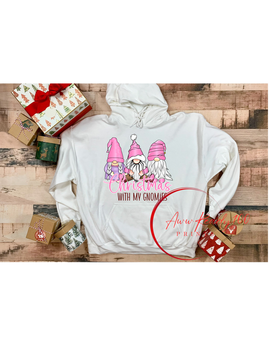 Christmas with My Gnomies| 10'' DTF Transfer
