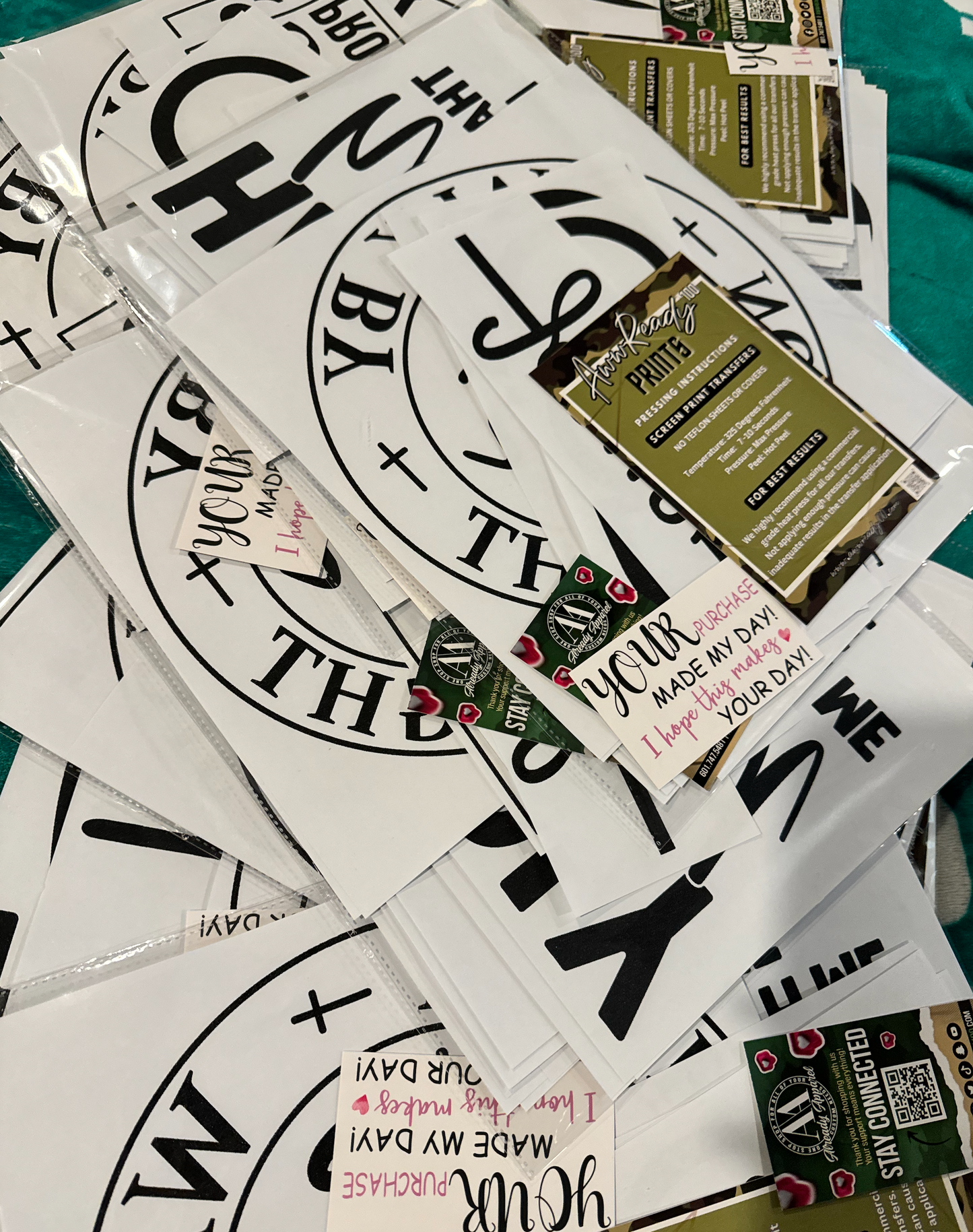 FAITH BUNDLE | 17 SCREEN PRINT TRANSFERS