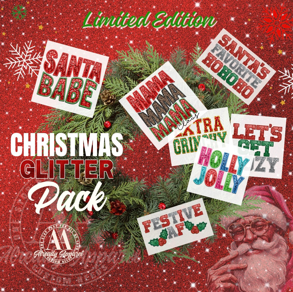 Christmas Glitter Pack