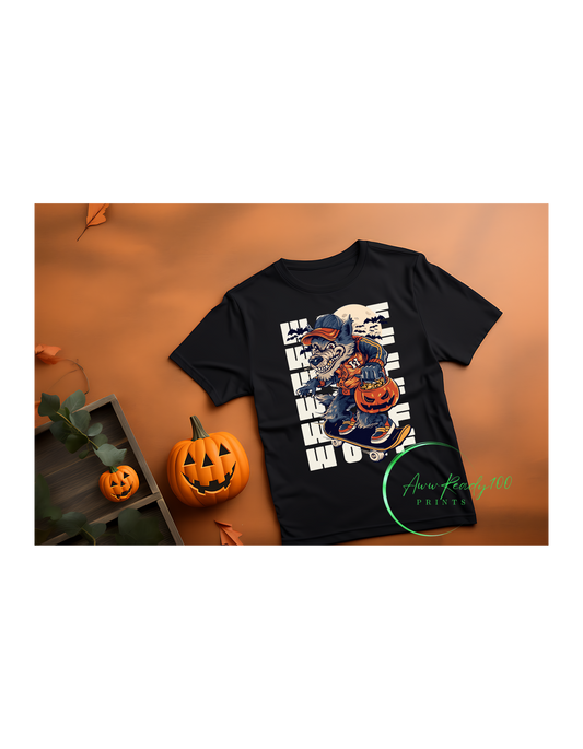 Skateboard Werewolf| 10" DTF Transfer