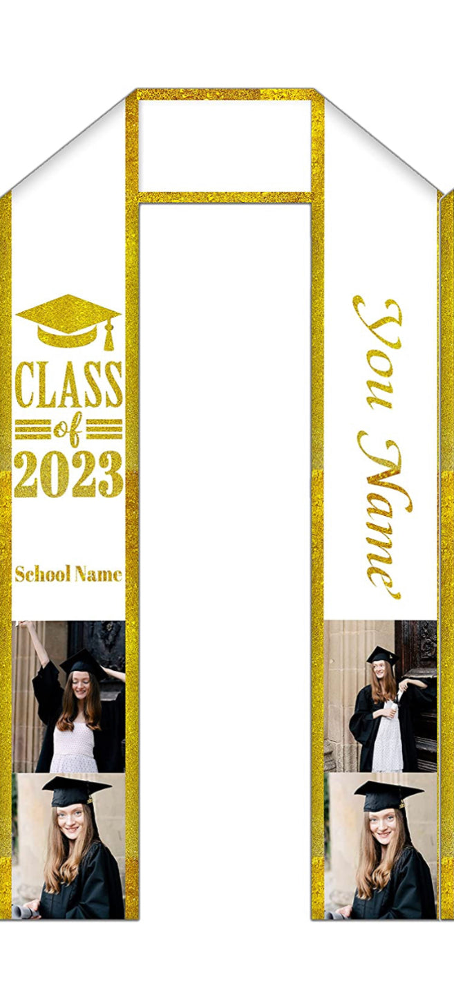 Graduation Stole 100% Sublimation Blank