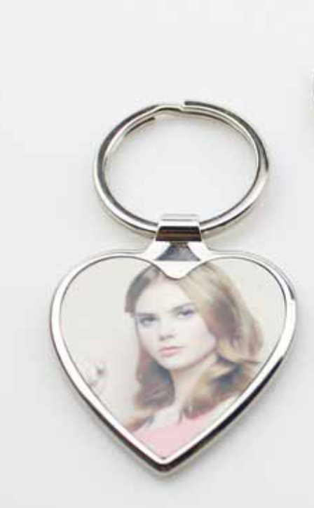 Silver Metal Keychain Pendant