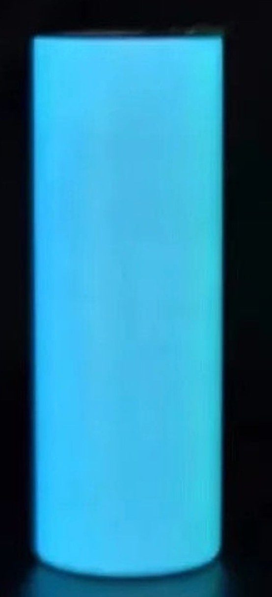 Blank STRAIGHT Glow in the Dark 20oz Sublimation Tumbler