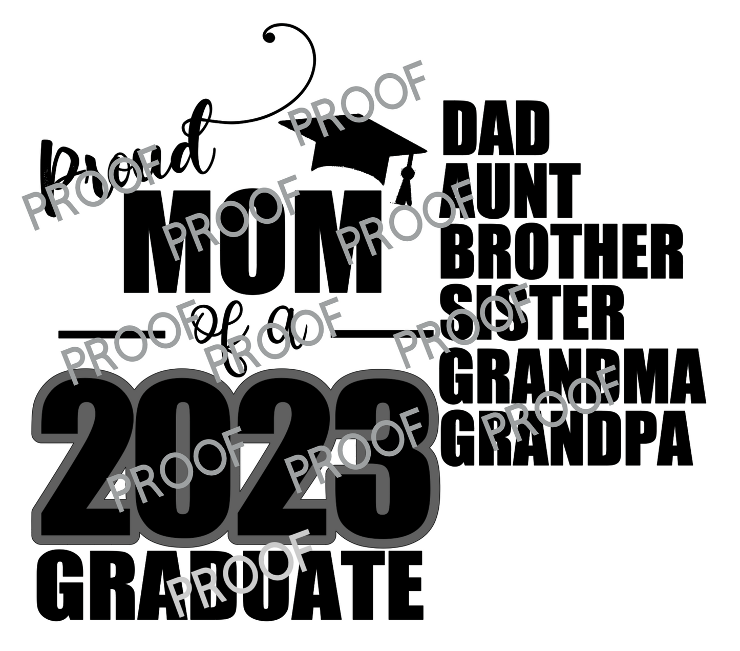 Proud Graduate 2023 SVG