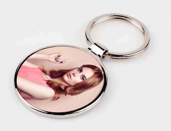 Silver Metal Keychain Pendant