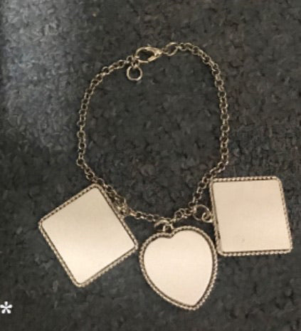3 Charm Sublimation Bracelet
