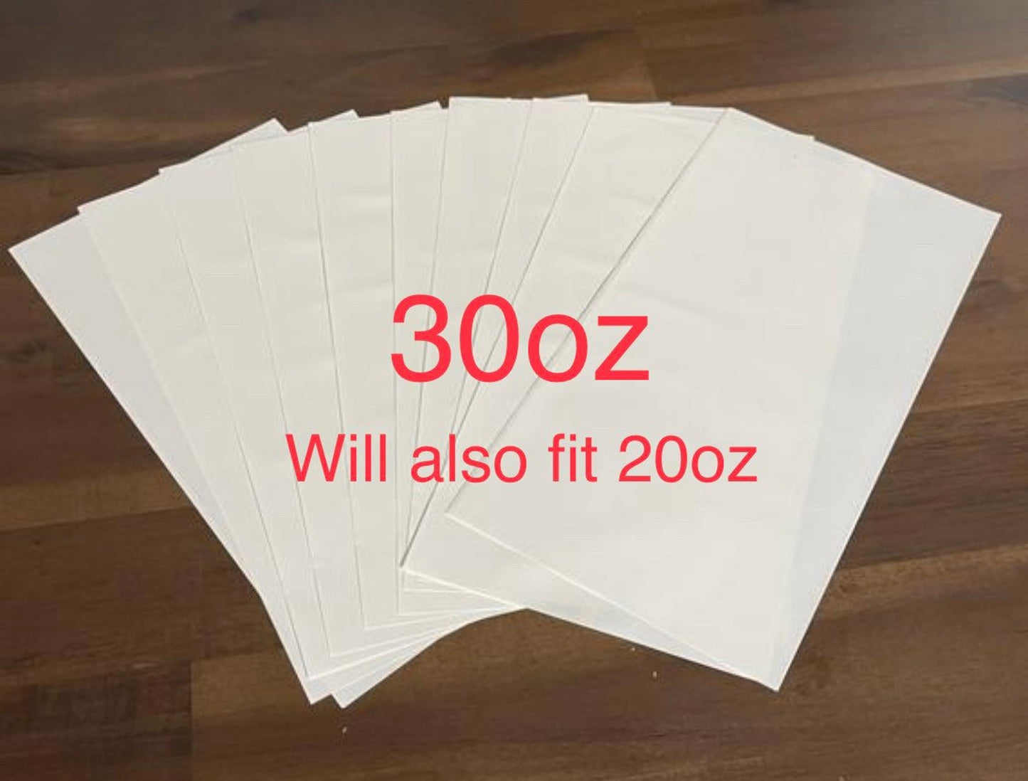 Sublimation Shrink Wrap for 30oz or 20oz Tumbler