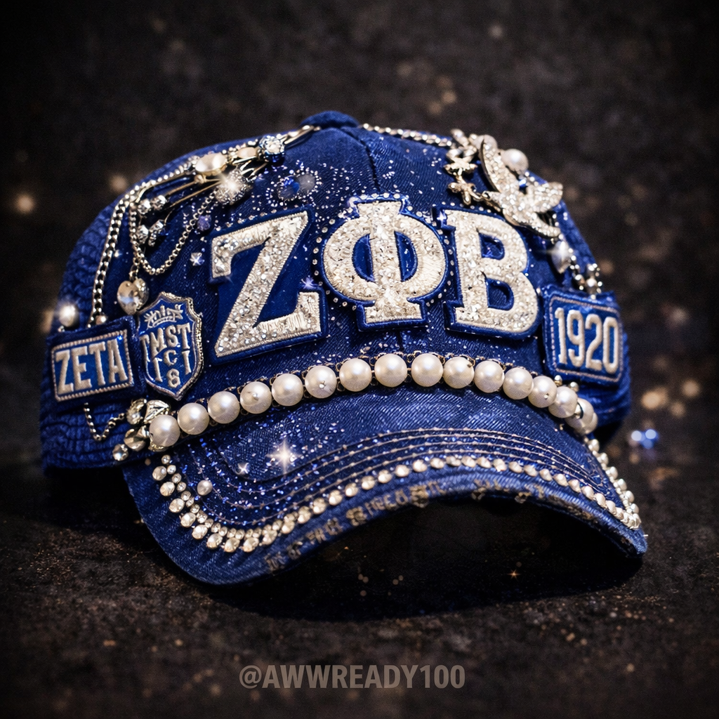 Custom Junk Trucker Hat | Handcrafted Patch Hat | AWWREADY100 Prints Statement Hat