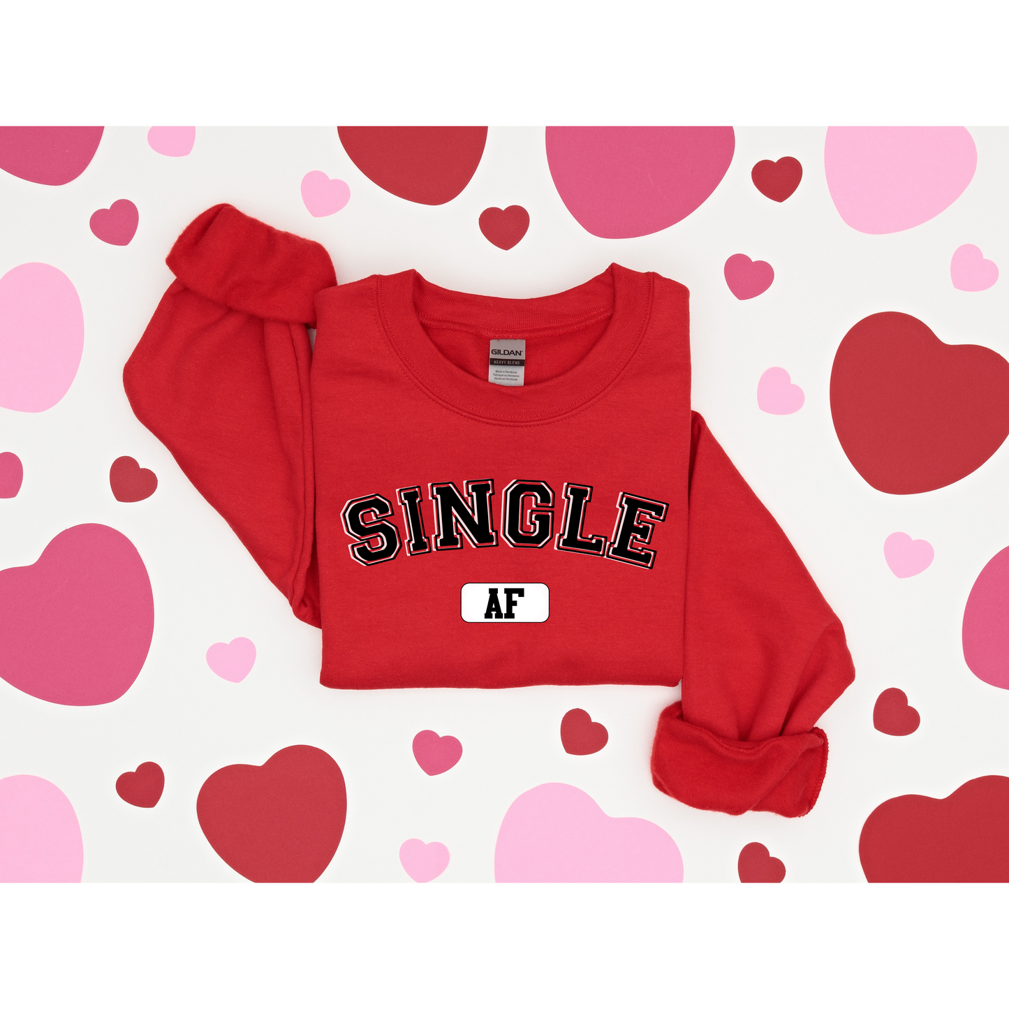 Valentines Sweatshirt | Married AF | Single AF| Rep Your Squad on Love Day