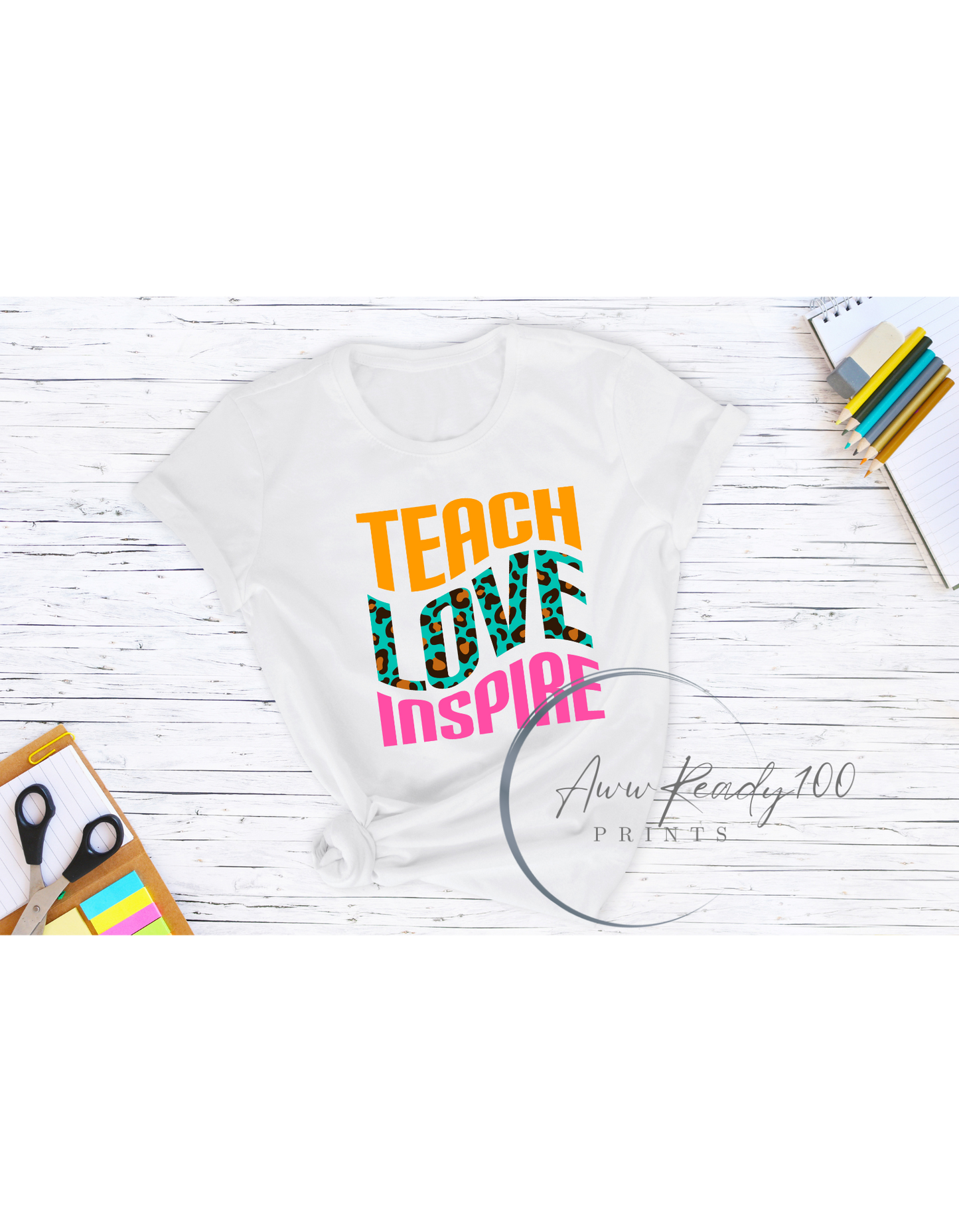 Teach-Love-Inspire | 10" DTF Transfer
