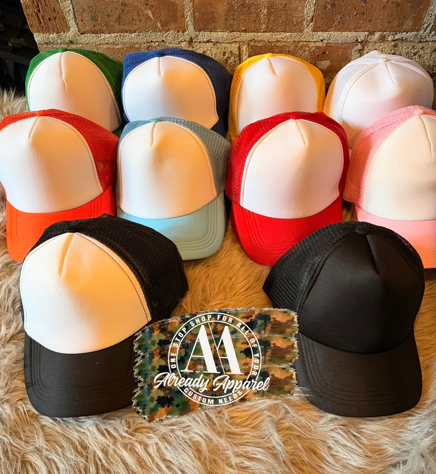 Custom Junk Trucker Hat | Handcrafted Patch Hat | AWWREADY100 Prints Statement Hat