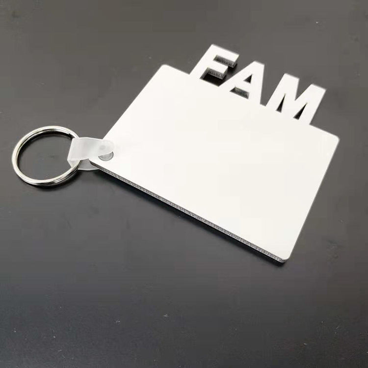 Double-Sided MDF Keychains (set of 5)