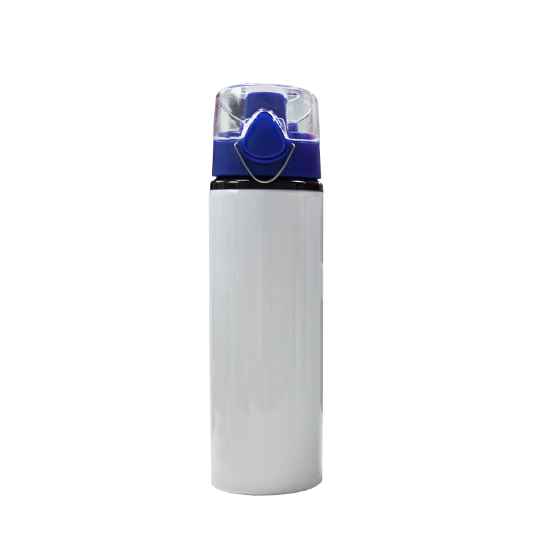 Sports Travel Aluminum Water Bottle w/ Leak Proof Lid