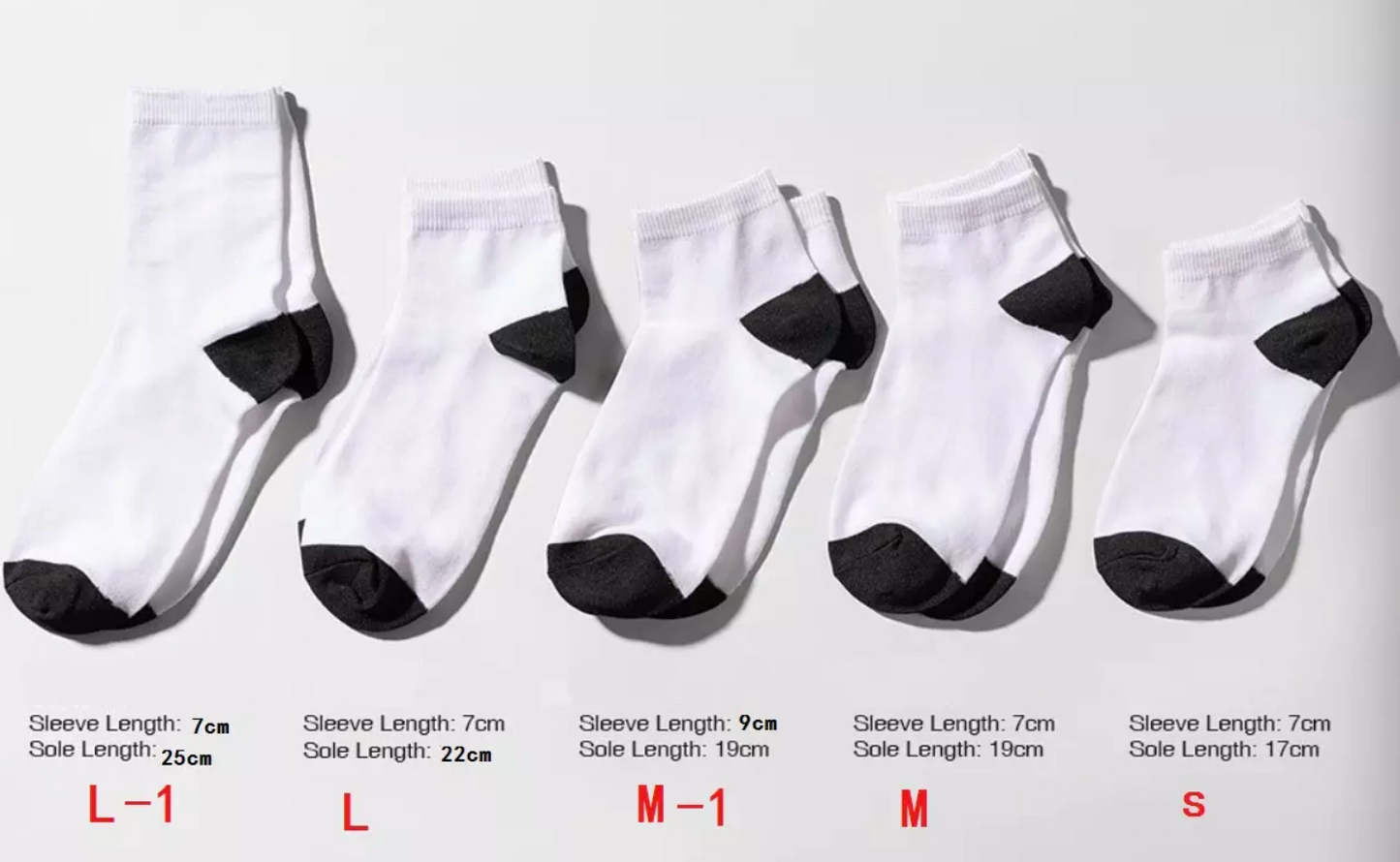 Sublimation Polyester Sport Socks For Women