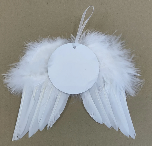 Sublimation Blank Feather Angel Wings