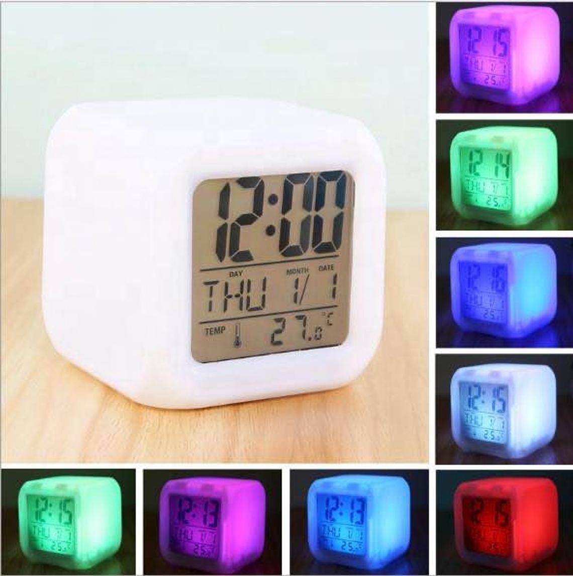Dye Sublimation Digital 3 Panel LED Alarm Clock