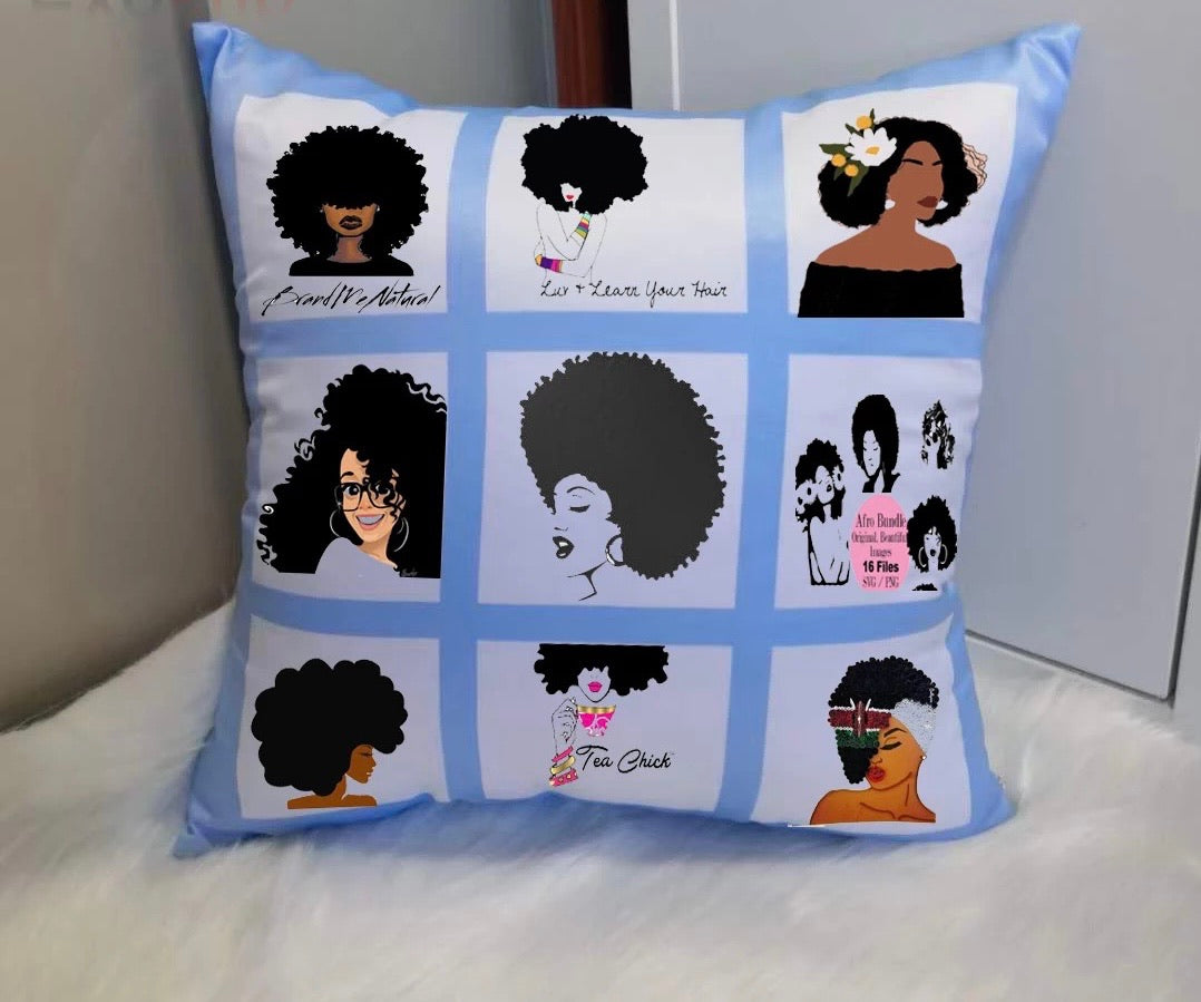 9 Panel Color Travel Pillow Cover