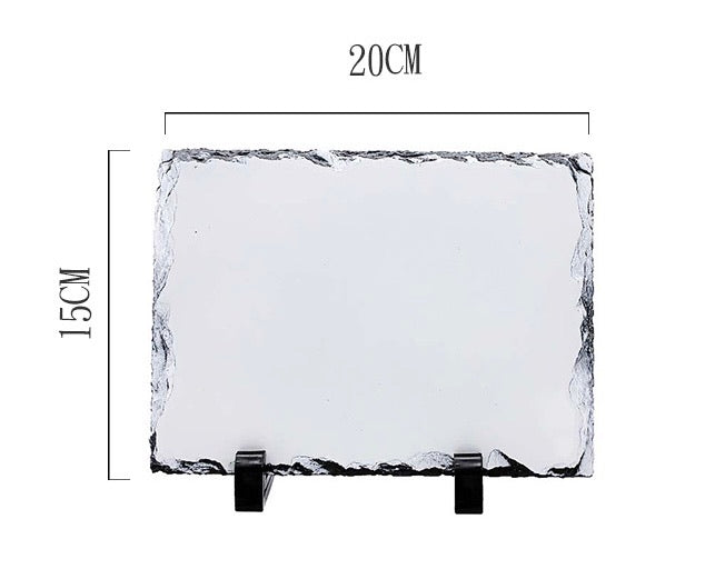 Long Square Photo Slate w/stand