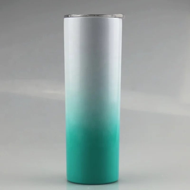 Ombre Sublimation Tumbler, 20oz Straight Skinny