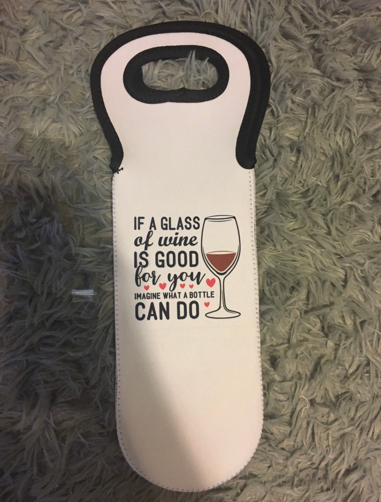 Sublimation blank wine tote