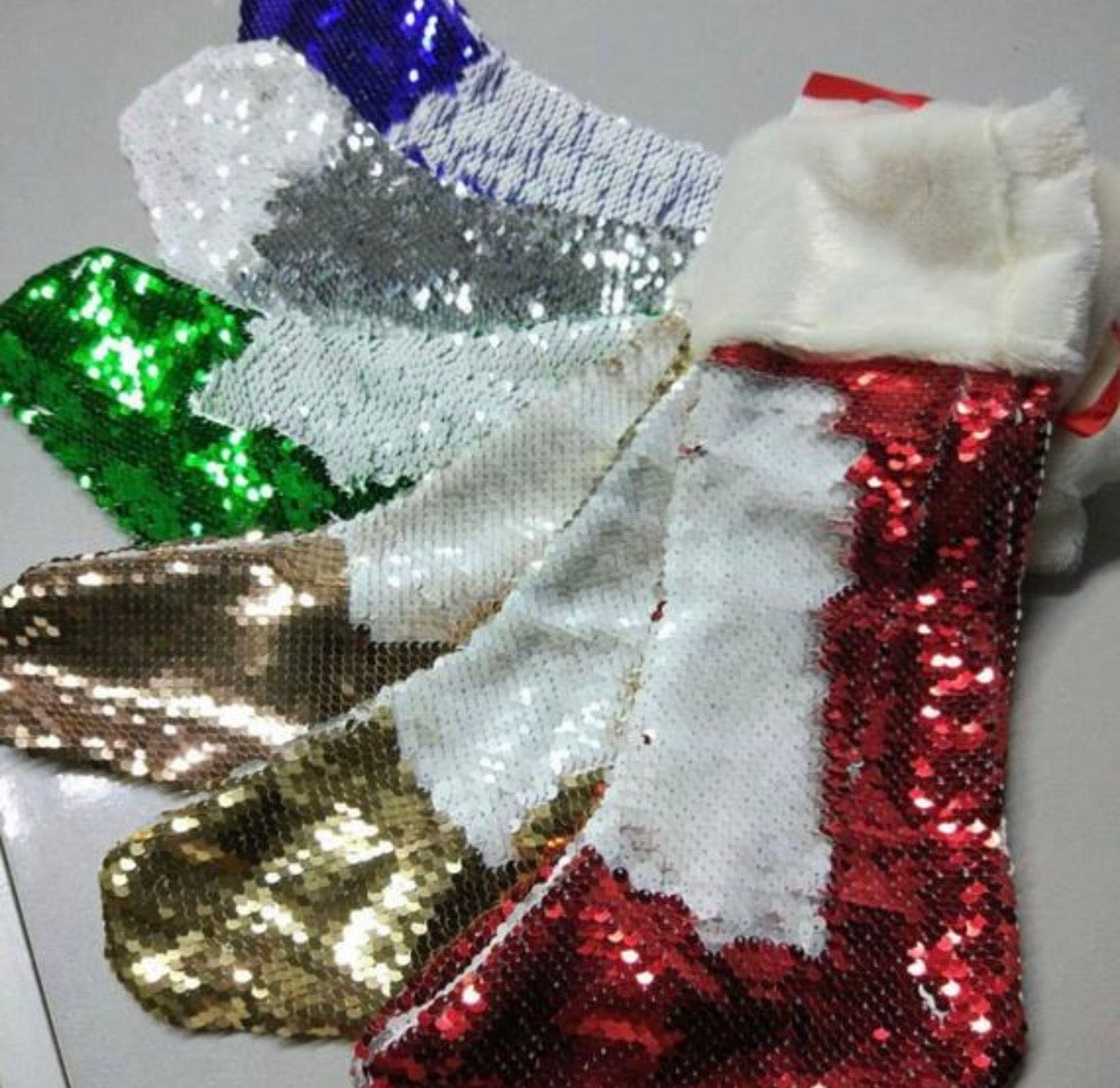 Sequin Sublimation Christmas Stocking