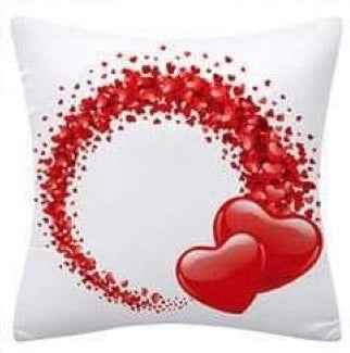 Printed Valentine Pillow Case Blank