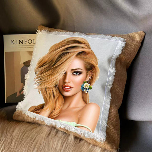 Sublimation Linen Patch Pillow Cover